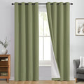 Yakamok Sage Blackout Curtains 84 Inches Long by Yakamok