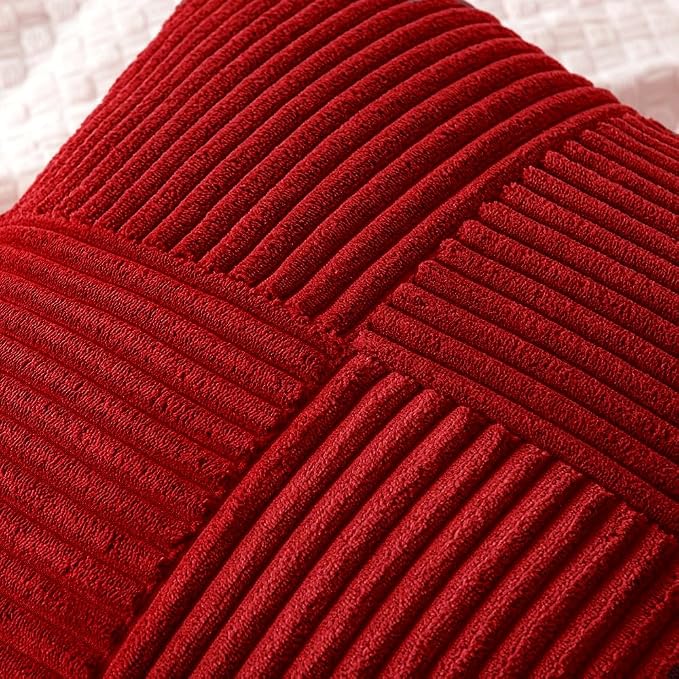 MIULEE Christmas Red Decorative Throw Pillow Covers - Image 2