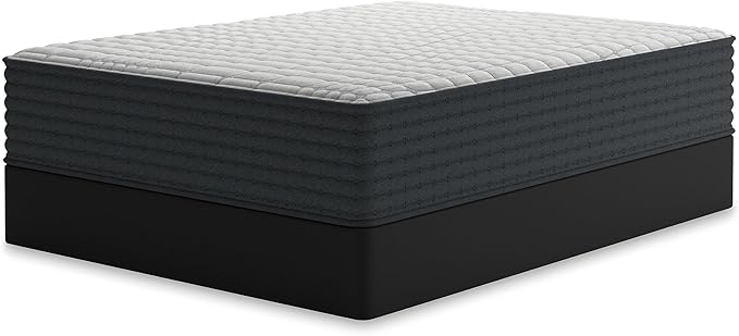 Signature Design by Ashley Hybrid 1300 13 Inch Plush Gel Memory Foam Mattress with Edge Support for Pressure Relief, Full, Fiberglass Free, Mattress in A Box