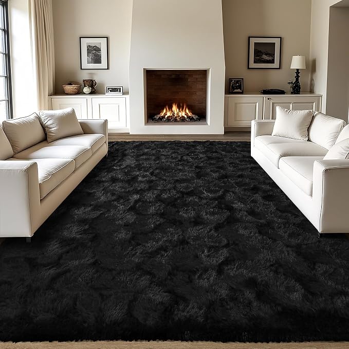 LOCHAS 8x10 Area Rugs Fluffy Living Room Carpets - Image 2