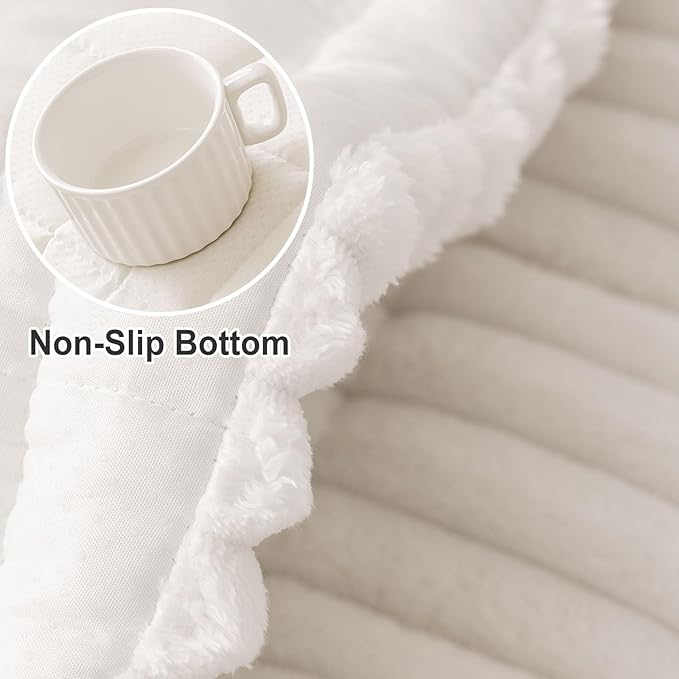 Couch Cover for Dogs, Washable Non Slip Plush Flannel Sofa Protector | Thick - Image 6