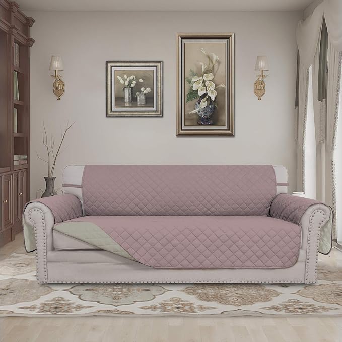 Easy-Going Reversible Couch Cover, 4 Seater Sofa, XX-Large Sofa, Water - Image 2