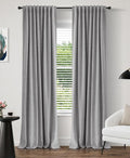 INOVADAY 100% Blackout Linen Curtains by INOVADAY