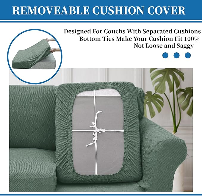 XINEAGE New 4 Pieces Couch Covers - Image 6