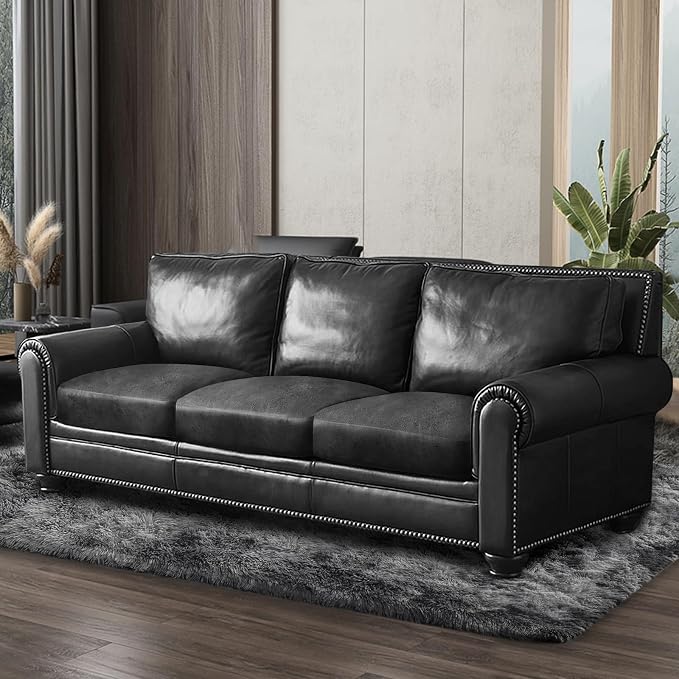 ANARACHON Leather Look Couch Cushion Covers Sofa Seat Slipcovers Sets Couches - Image 8