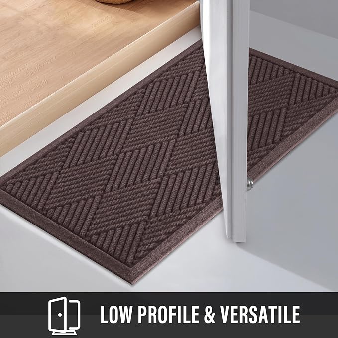 Sturdy Front Door Mat, Absorbent Muddy Dirt Resist Welcome Door Mats Outdoor - Image 6