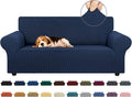 Stretch Loveseat Couch Cover, 2 Cushion Couch Slipcover, Elastic Bottom by KEKUOU