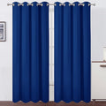 Blackout Curtains 66 x 84 inch/Royal Blue Curtains Set of 2 Panels/Thermal by Lemomo