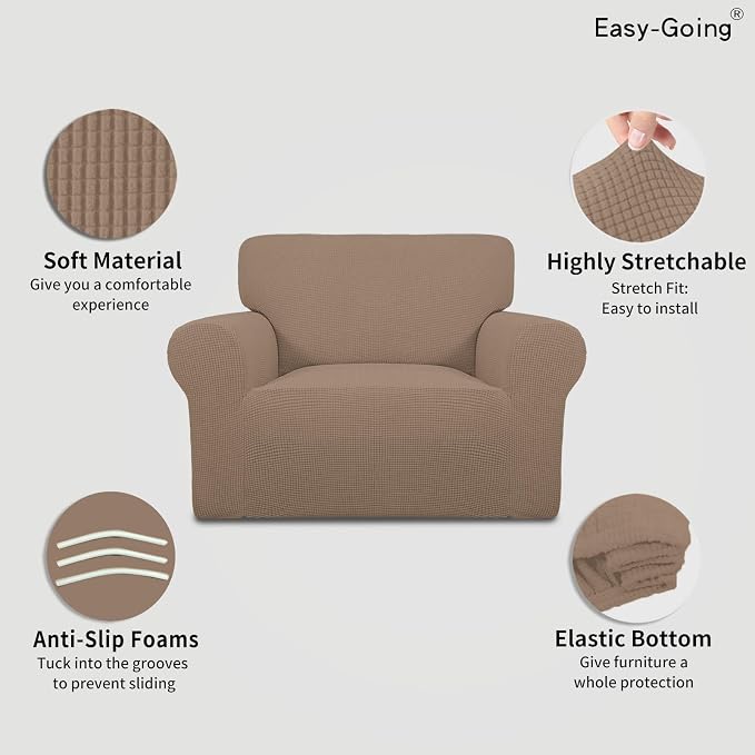 Easy-Going Stretch Oversized Chair Slipcover - Image 3