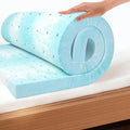 EGO Topper 3 Inch Twin Memory Foam Mattress Topper, Gel Foam Mattress Topper for Pressure Relief, Ventilated Design Bed Topper in a Box, CertiPUR-US Certified, Medium