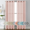 H.VERSAILTEX Linen Curtains Natural Blended Curtain Panels by HVERSAILTEX