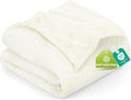 Utopia Bedding Ultra Soft Fleece Bed Blanket King Size Ivory | Microfiber Plush by UTOPIABEDDING