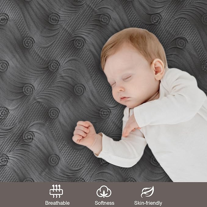 Queen Mattress, 12 Inch Hybrid Mattresses Black with Gel Memory Foam and Individually Pocket Innerspring Euro Top Medium Firm for Motion Isolation, Edge Support