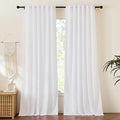 RYB HOME Sheer Curtains 108 inches, Extra Long Floor to Ceiling Curtains | by RYBHOME