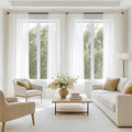 MIULEE Ivory Sheer Curtains 102 Inches Long 4 Panels 42 x 102 Inches | Light by MIULEE