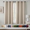 MIULEE Blackout Curtains for Bedroom 2 Panels 40 x 54 Inch Long Light Beige | by MIULEE