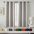 MIULEE Blackout Curtains for Bedroom 2 Panels 40 x 54 Inch Long Cobblestone | by MIULEE