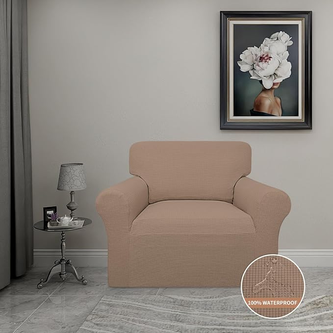Easy-Going 100% Waterproof Oversized Chair Couch Cover, Stretch Sofa Cover | - Image 2