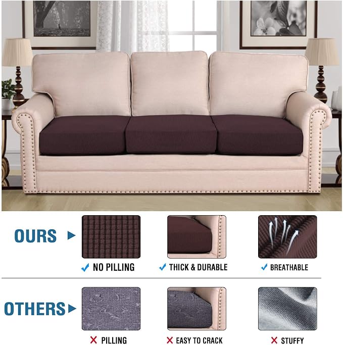 H.VERSAILTEX Super Stretch Individual Seat Cushion Covers - Image 2