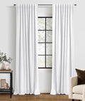 INOVADAY 100% Blackout Linen Curtains by INOVADAY