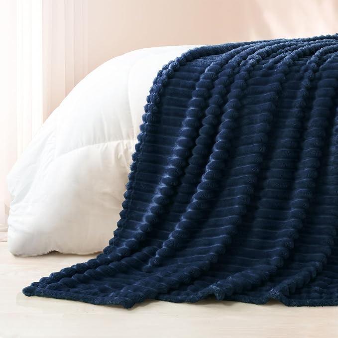 Exclusivo Mezcla Striped King Size Fleece Blanket - Image 6