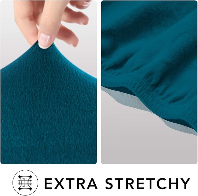 PureFit Stretch Chair Covers Fleece Couch Covers - Image 4