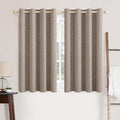 MIULEE 100% Blackout Linen Curtains by MIULEE