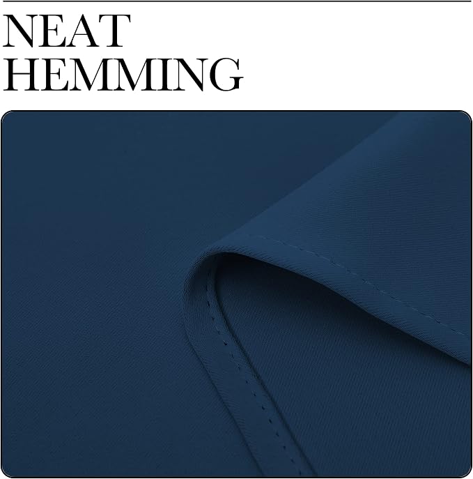 NICETOWN Moroccan Blue Blackout Curtains 120" Long - Image 7