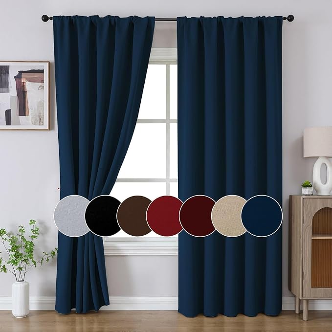 Joydeco 90 Inch Blackout Curtains - Image 6