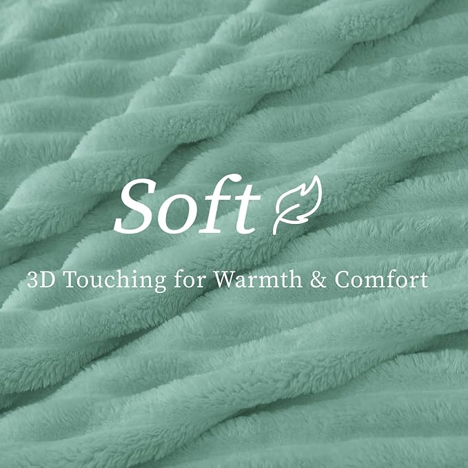 BEDELITE Ribbed Twin Blanket for Couch & Bed, Warm Yet Lightweight, Ribbed - Image 4