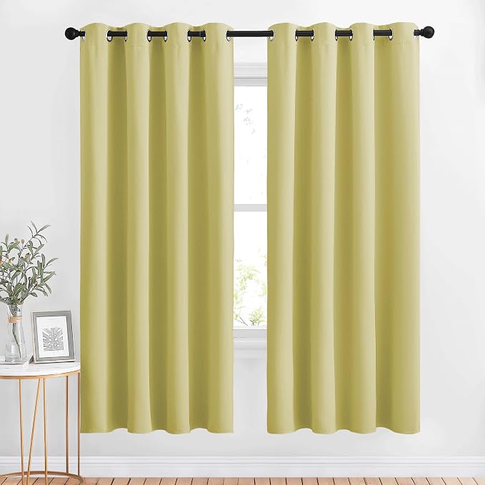 NICETOWN Room Darkening Window Curtains & Drapes 72" Long by NICETOWN