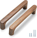 Walnut Round 5 in 2 pcs Wooden Drawer Pulls Handle pulls for cabinets Kitchen Cabinet Drawer pulls Cabinet Door Pull