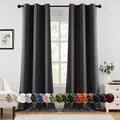MIULEE Blackout Curtains for Bedroom 2 Panels 40 x 90 Inch Long Dark Grey | by MIULEE