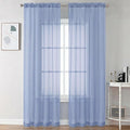 Chyhomenyc Sheer Curtains 90 inches Long 2 Panels by Chyhomenyc