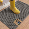 GORILLA GRIP® Ultra Absorbent Front Door Mat Outside Entrance, Traps Dirt and by Unknown