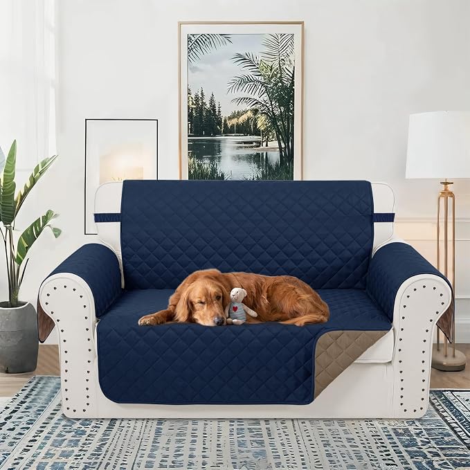 Reversible Loveseat Couch Sofa Covers, Friendly Furniture Protector - Image 2