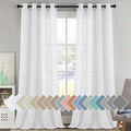 H.VERSAILTEX Linen Curtains Flax Linen Blended Curtain Panels by HVERSAILTEX