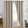 Yakamok Natural Blackout Curtains 84 Inches Long by Yakamok