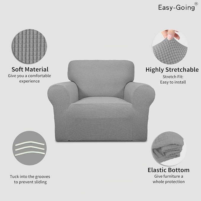 Easy-Going Stretch Chair Slipcover - Image 3