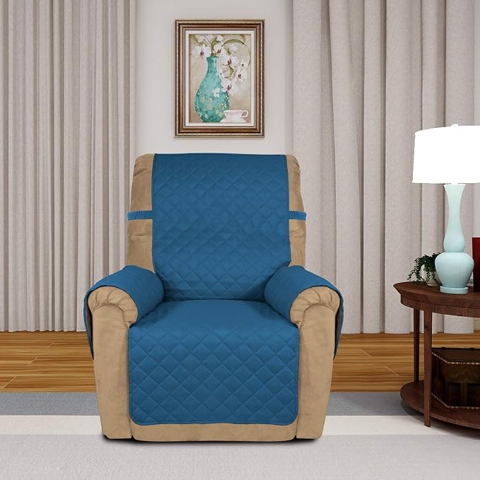 PureFit Reversible Recliner Chair Covers Couch Covers - Image 2
