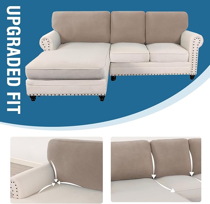 H.VERSAILTEX Backrest Cushion Covers Sectional Couch Back Cushion Covers - Image 7
