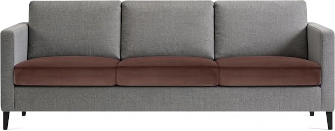 Hokway Velvet Couch Cushion Covers Water Resistant Seat Covers Stretch Sofa - Image 9