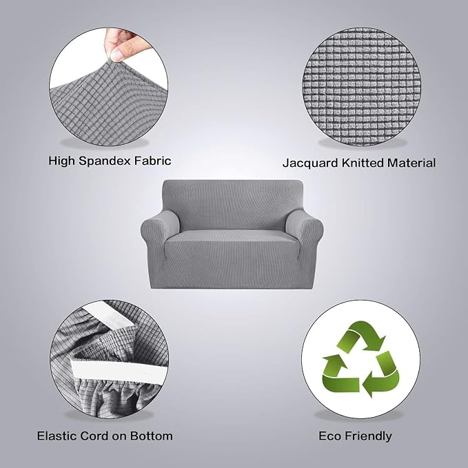 H.VERSAILTEX Stretch Sofa Slipcovers Loveseat Slipcover|Cover - Image 4