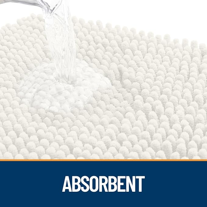 OLANLY Dog Door Mat for Muddy Paws 47x17, Super Absorbent Chenille Mud Mat | - Image 3