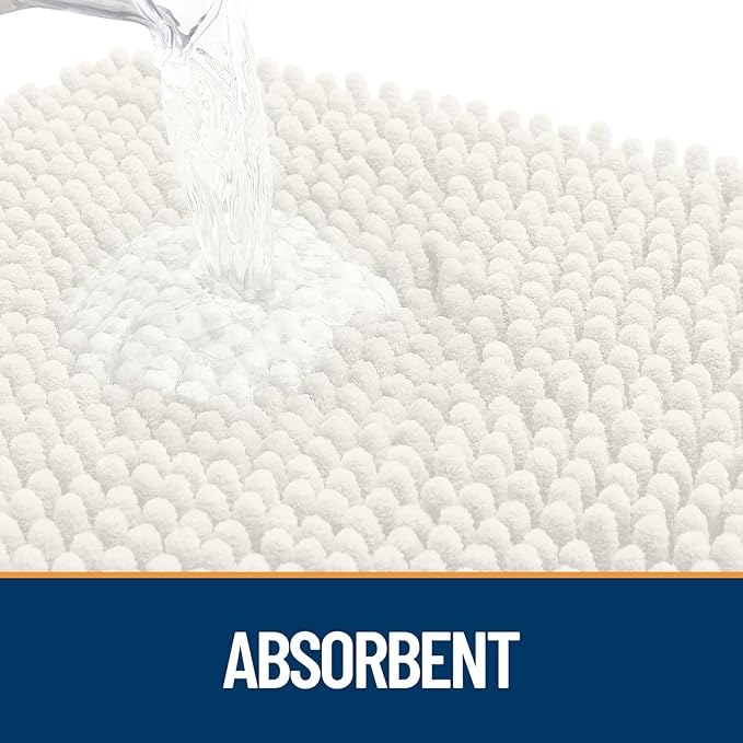 OLANLY Dog Door Mat for Muddy Paws 24x16, Super Absorbent Chenille Mud Mat | - Image 3