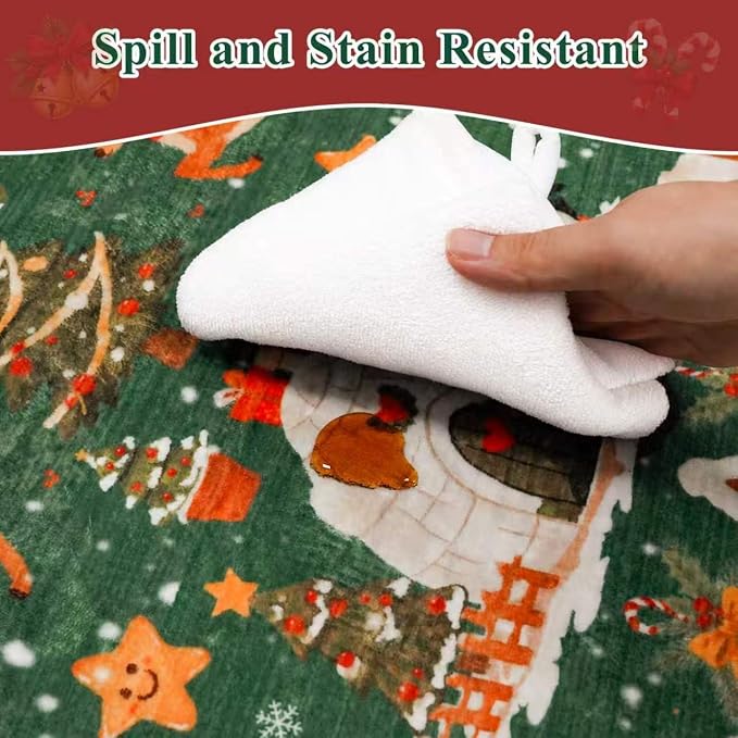 Washable Christmas Rug Runner 2x6 - Image 7