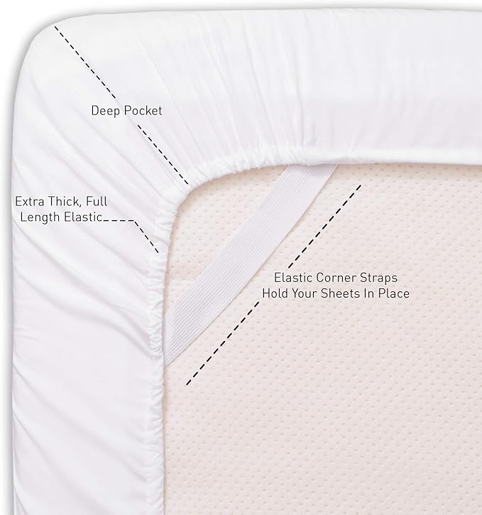 7 Piece Comforter Set Bag Solid Color All Season Soft Down Alternative Blanket & Luxurious Microfiber Bed Sheets, Queen, Checkered Box
