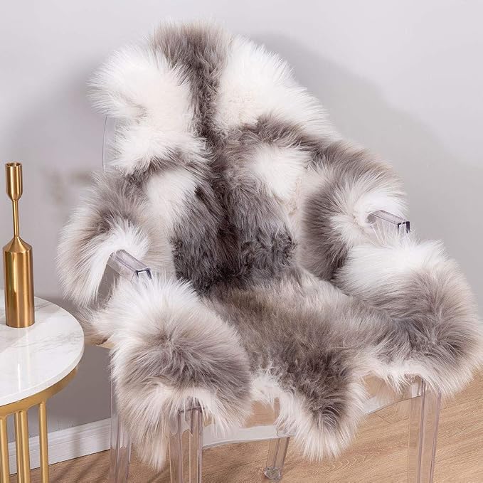 Carvapet 3ft Faux Reindeer Hide Rug - Image 2