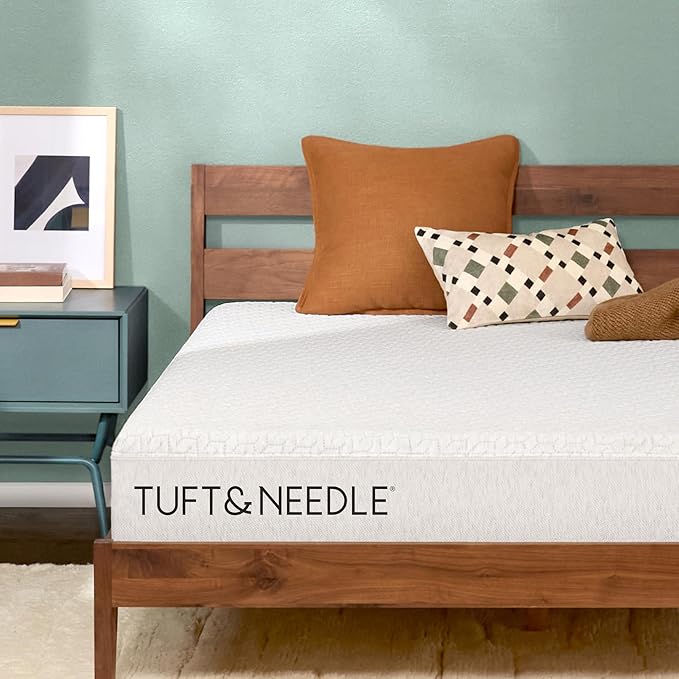 Tuft & Needle Original Medium Twin Size Adaptive Foam Mattress in a Box, Cooling Gel, Pressure Relief, Supportive, 100 Night Trial, Fiberglass Free, CertiPUR-US, 10-Year Limited Warranty