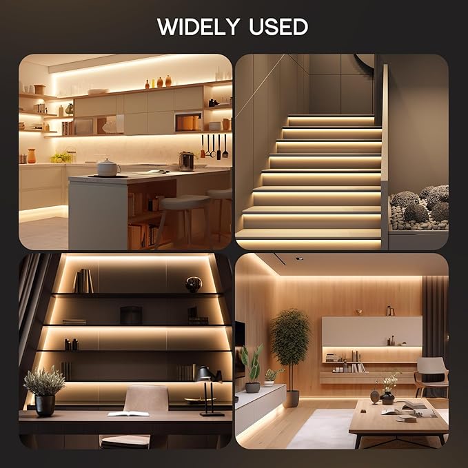 LED Strip Lights Daylight White 6000K,32.8ft 110-120V Neon Rope Lights,Flexible Silicone Outdoor Waterproof Neon Strip Lights for Bedroom,Mirror,Kitchen Cabinet, Living Room,Halloween Decor